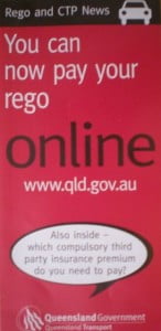 Australian Goverment "Rego" Leaflet
