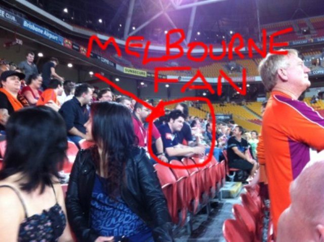A Melbourne fan