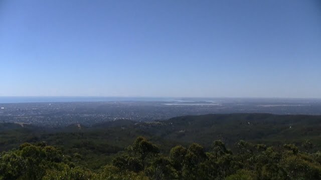 Adelaide viewed from the hills
