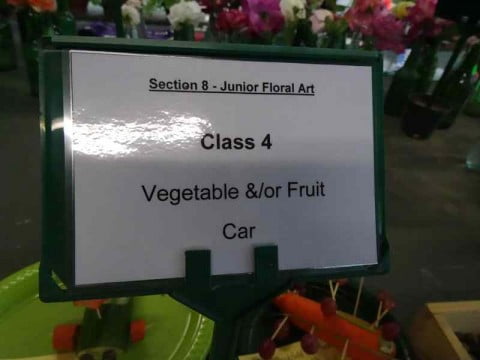 Vegetable or fruit car